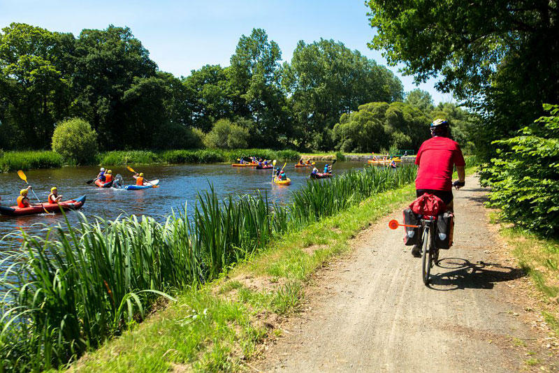 Bel Hôtel Redon canal de Nantes à Brest vélos